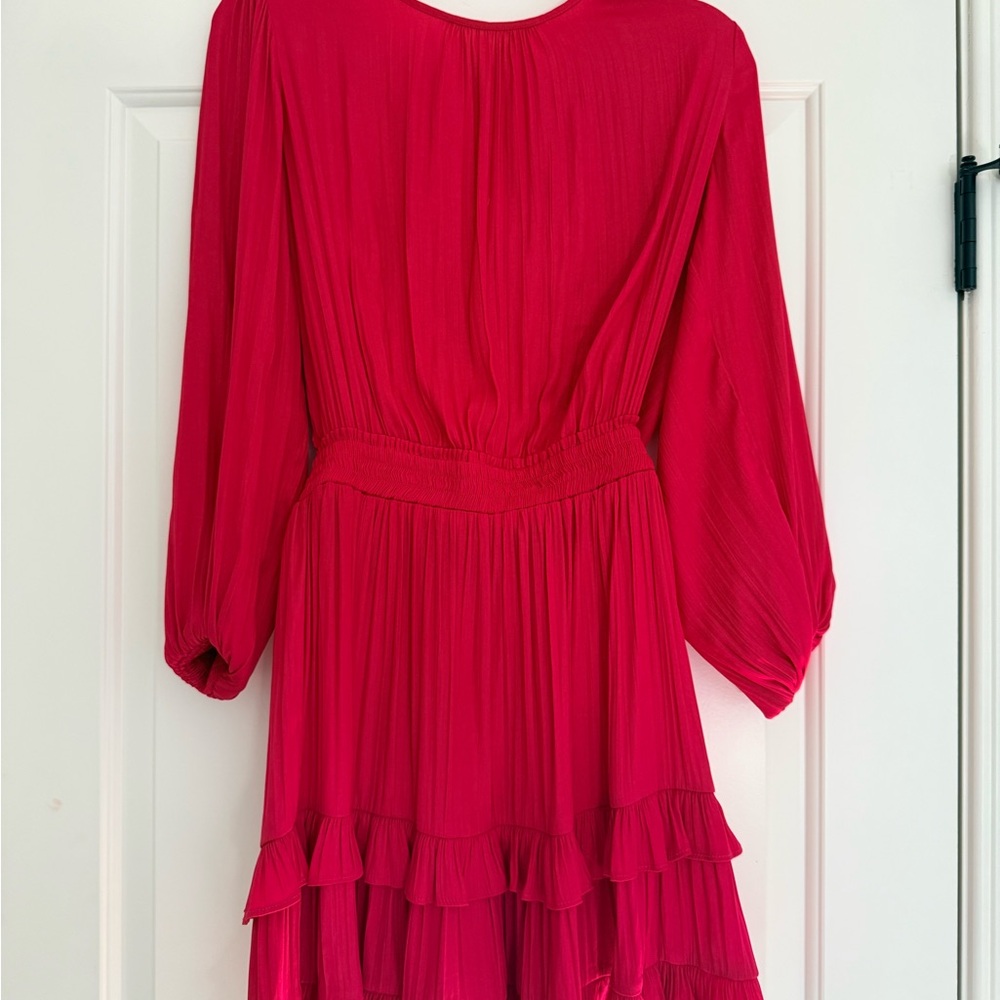 Evereve Fuchsia Hailey Long Sleeve Dress - Picture 2 of 4